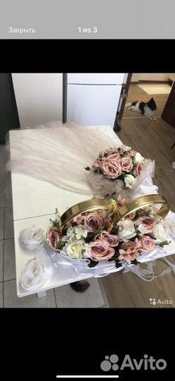 Свадебные кольца на машину