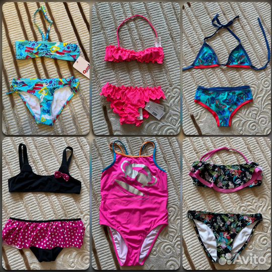 Купальники р. 140