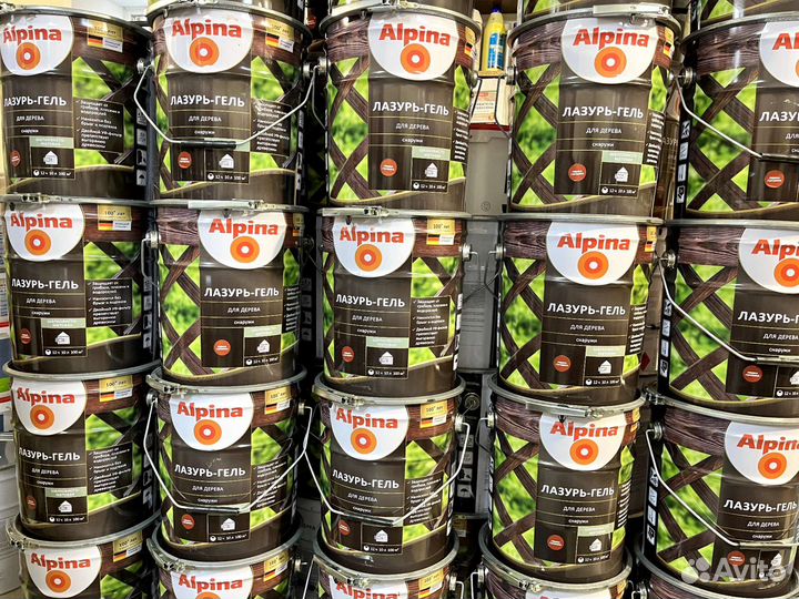 Пропитка для сруба, дерева Alpina рябина 10 л