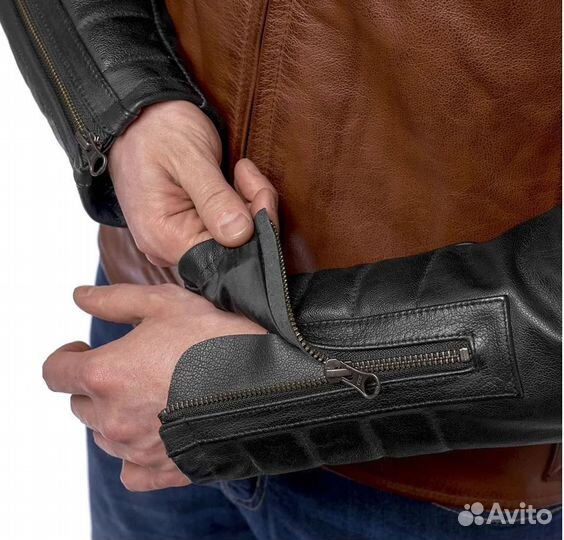 Мотокуртка кожаная moteq Bravo