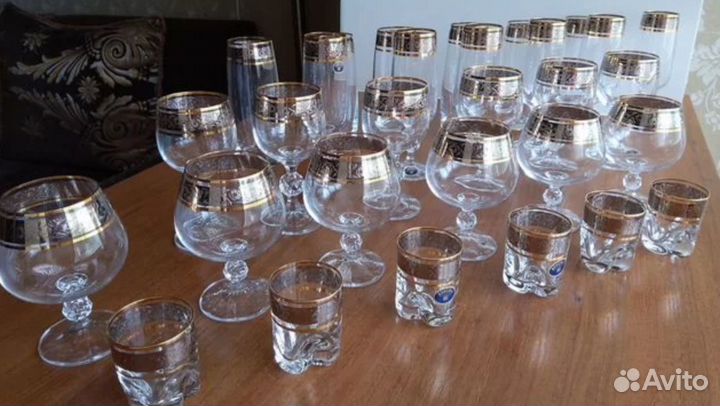 Богемское стекло Чехия оригинал.Новые