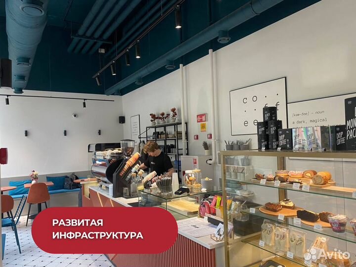 Готовый бизнес кофейня в ЖК премиум класса