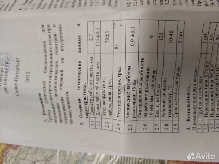 Трубка оптическая LED