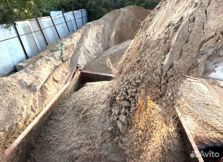 Песок, Щебень