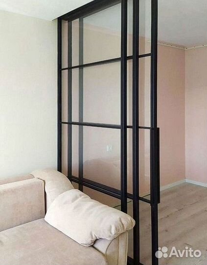 Раздвижная перегородка для зонирования