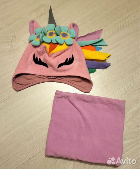 Комплект шапка и снуд