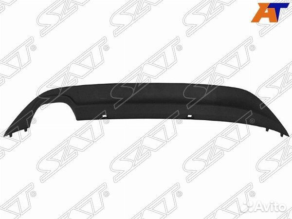 Бампер задний VW golf VII 12-16 нижняя часть по