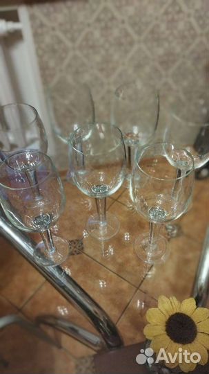 Фужеры и стопки, стекло СССР