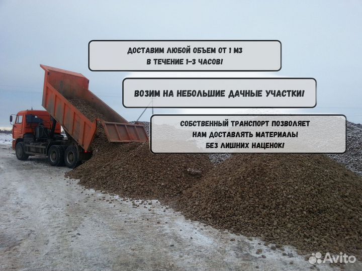 Щебень. Гравий