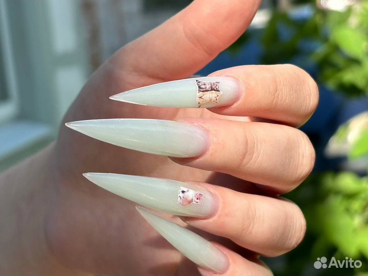 Наращивание ногтей маникюр крейзи дизайны