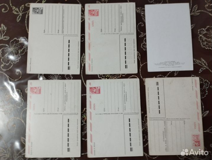 Открытки советские 80-е годы