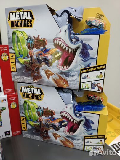 Трек zuru metal machines серая акула