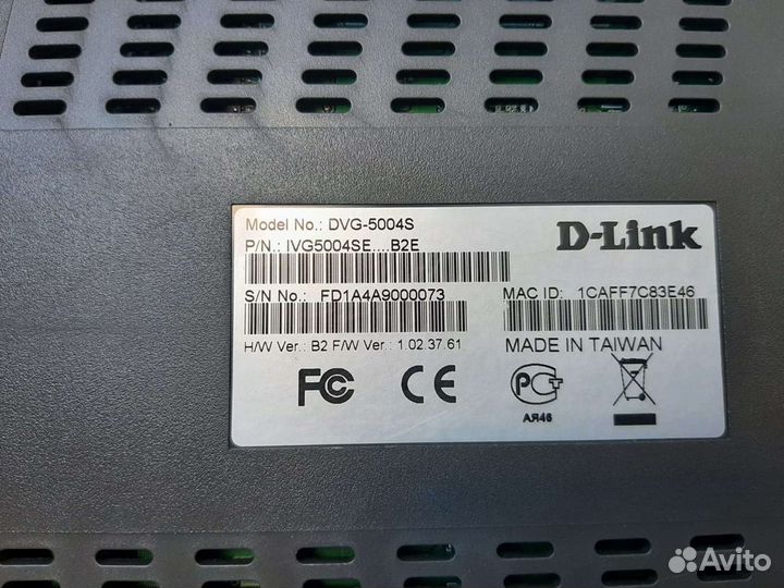 Портовый шлюз D-Link DVG-5004S FCS