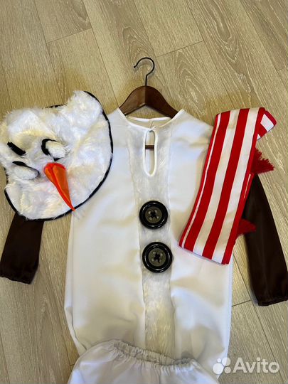 Карнавальный костюм снеговика 122