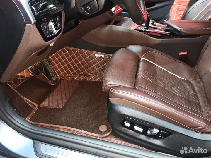 Коврики 3D 5D из экокожи