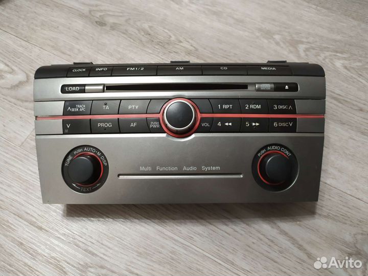 Штатная магнитола mazda 3 bk + акустика