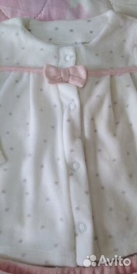 Велюровый костюм для девочки