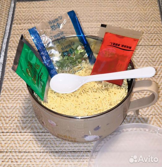 Чашка контейнер для лапши. Авитодоставка