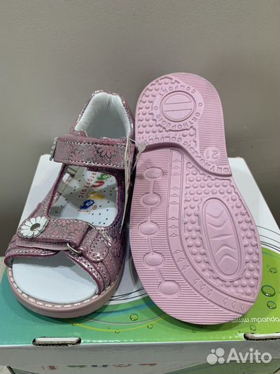 Новые кожаные сандалии Panda 21 Турция