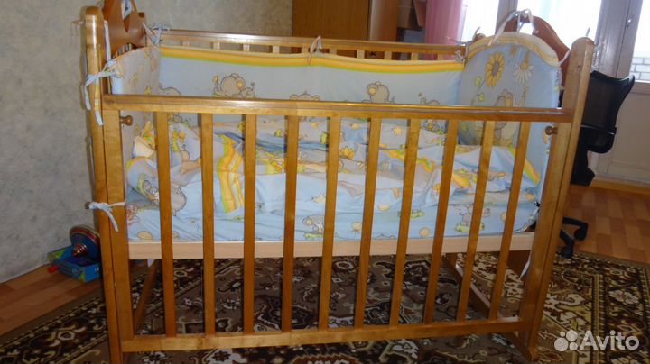 Кровать + матрас кокосовый + белье 2 компл