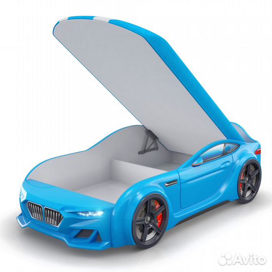 Кровать машина с матрасом