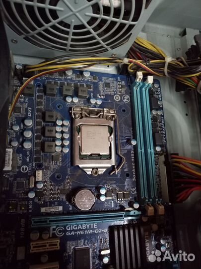 Процессор Intel core i3 2100 3100 мгц сокет 1156