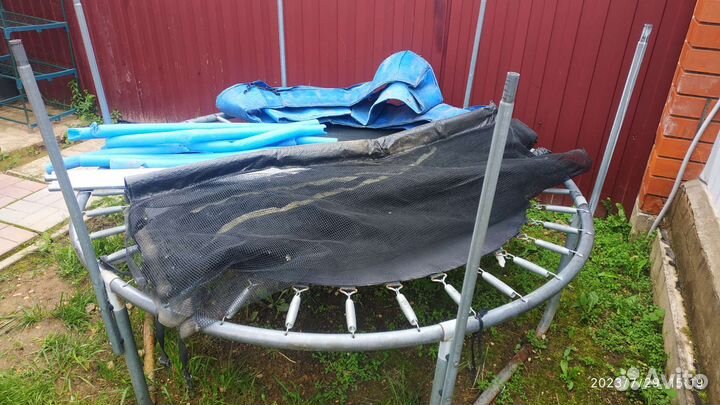 Батут с сеткой бу
