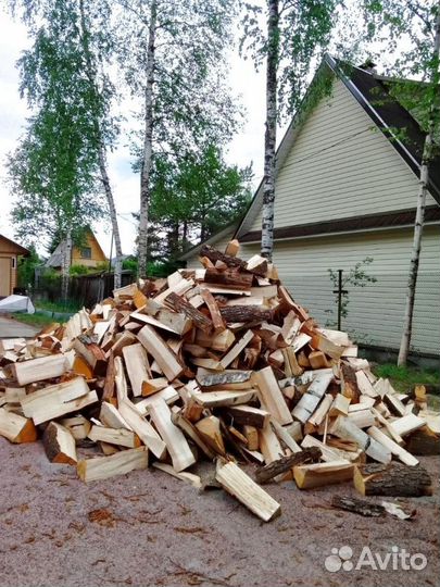 Дрова Береза с доставкой в Выборге