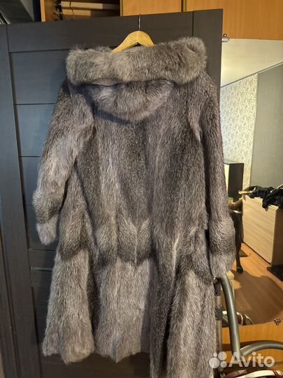 Шуба из натуральной нутрии