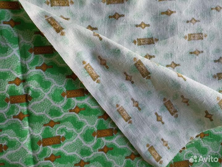 Новая ткань СССР. Хлопок. Бязь. Ш.62 см, д. 2,43см