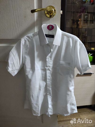 Рубашка школьная для мальчика 122 146