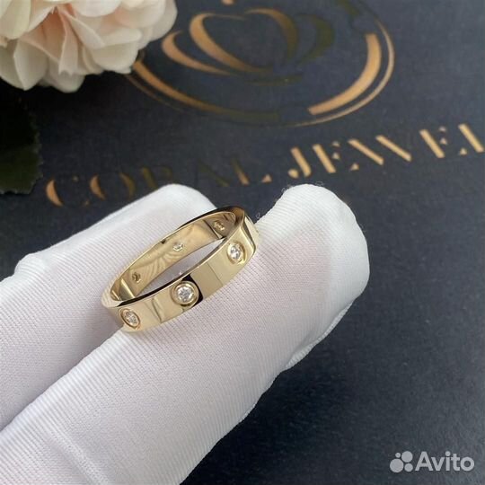 Обручальное кольцо Cartier Love, 8 бр. 0,28ct