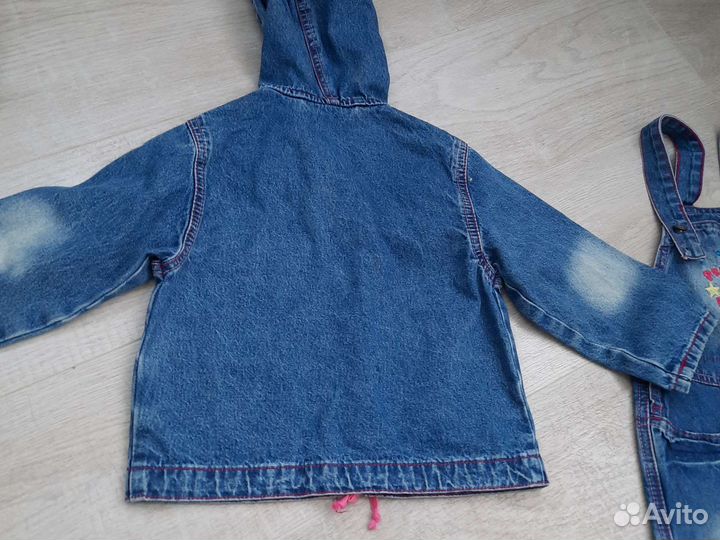 Джинсовый костюм на выход 3-4 года