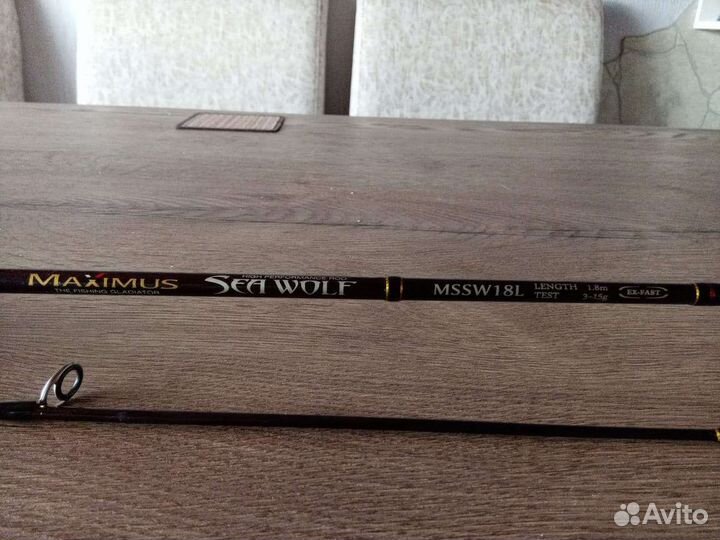 Спиннинг Maximus SEA wolf 18L 1,8m 3-15g