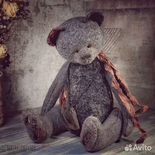 Мишка тедди авторская ручная работа 24 см