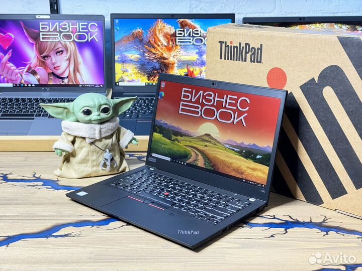 Мега жирный Lenovo Thinkpad T490 I7 2K MX250 LTE