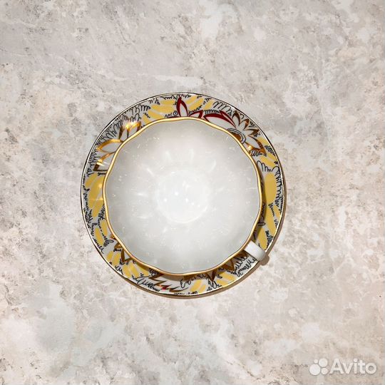 Чайная пара лфз, серия: золотая ромашка