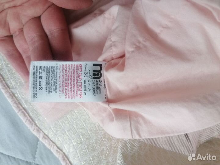 Нарядные платье для девочки 98 Mothercare