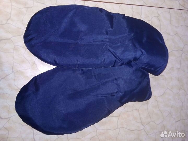 Теплые варежки взрослые