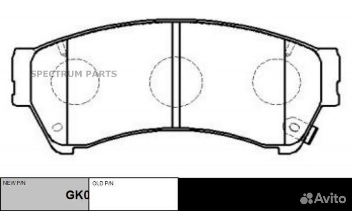 CTR GK0210 / CKF-65 GK0210 Колодки тормозные диско