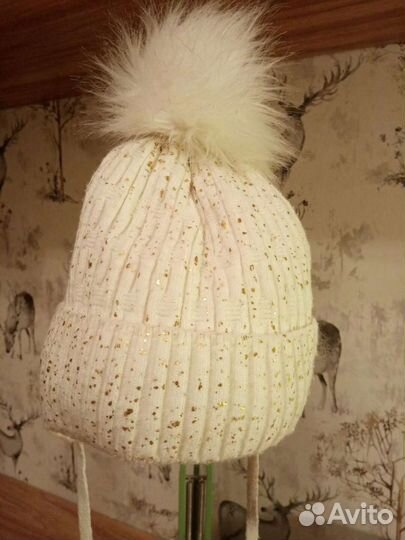 Шапка для девочки 5-6 лет