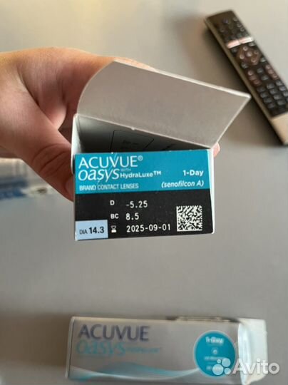 Линзы контактные acuvue oasys 1 day