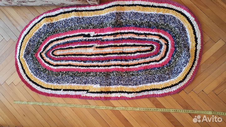 Коврик вязаный крючком