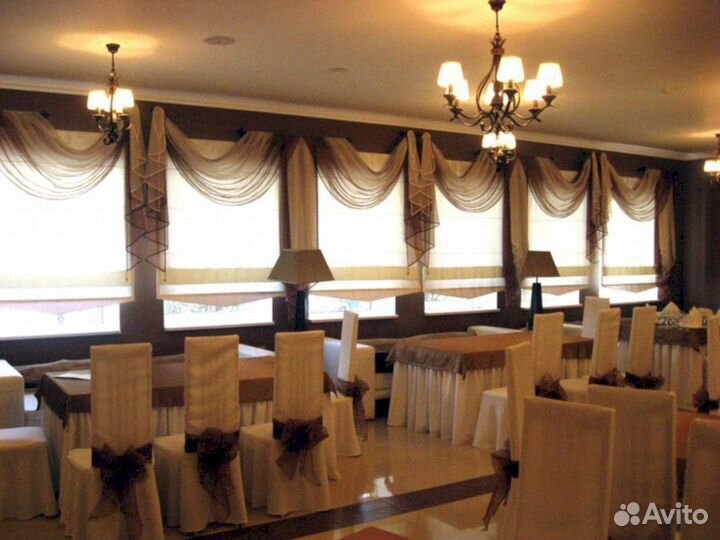 Шторы тюль для кафе и ресторанов