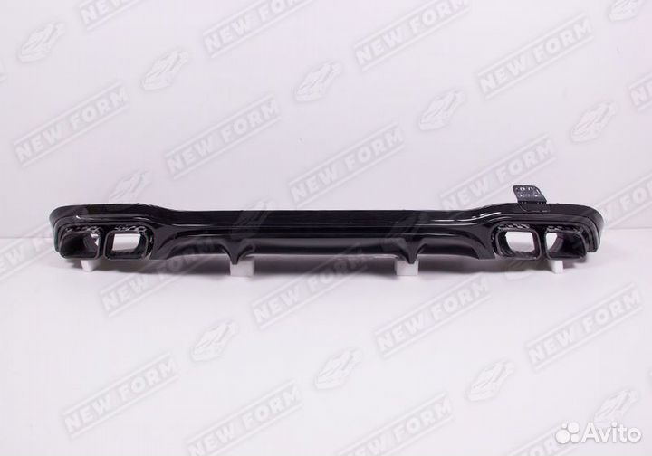 Диффузор с насадками 63AMG черный Mercedes E213