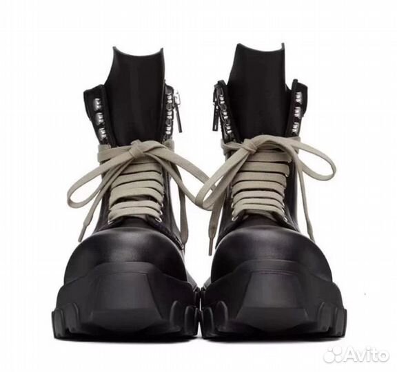 Ботинки с мехом Rick Owens Army Bozo Tractor Boots