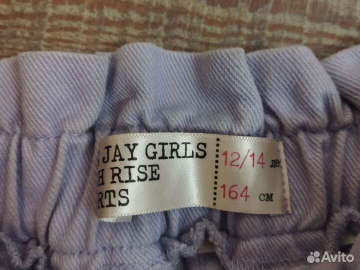 Шорты, Gee Jay, на девочку 12-14 лет, 164 рост