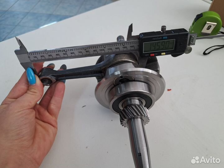 Коленвал 166fmm 250сс с балансирным валом