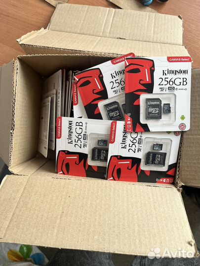 Карта памяти micro sd 256gb Kingston canvas