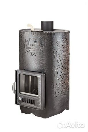 Дровяная банная печь Ферингер уют-18 в кожухе